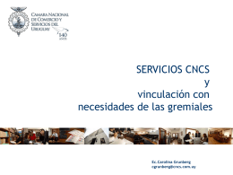 Diapositiva 1 - Cámara Nacional de Comercio y Servicios