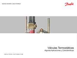 Presentación: Valvulas Termostaticas Danfoss