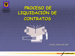 Presentación Procedimiento Actas de Liquidación