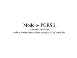 Modelo de PGRSS - CRO-GO