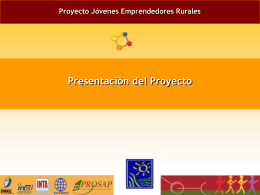 Proyecto Jóvenes Emprendedores Rurales