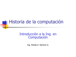 Historia de la computación