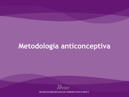 Metodología anticonceptiva