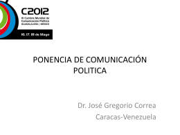 Artículo 29 - Cumbre Mundial de Comunicación Política