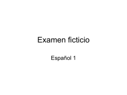 Examen ficticio - the Beatrice High School Media Center