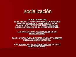 socialización