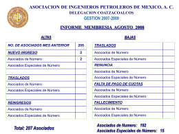 Membresia - Asociación de Ingenieros Petroleros de México, AC