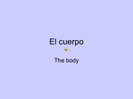 El cuerpo