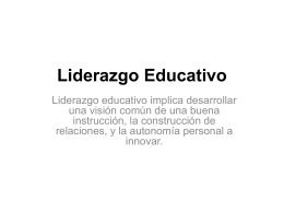 Cuadrante D Liderazgo - Universidad Finis Terrae