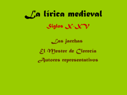 La lírica medieval_tema 1