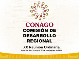 Comisión de Desarrollo Regional