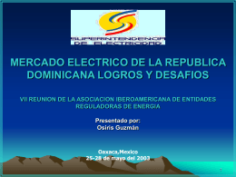 4. Conformación del Sistema Eléctrico Nacional Interconectado