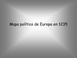 Mapa político de Europa en 1235.pps