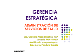 GERENCIA ESTRATÉGICA