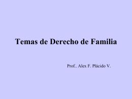Tema - familia - diplomados en derecho