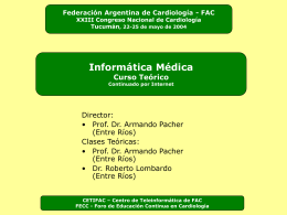 Presentación de PowerPoint - Federación Argentina de Cardiología