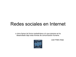 Red Social en la internet