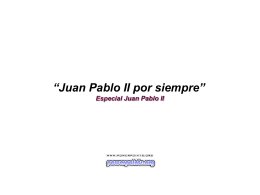Juan Pablo II - 1 - PowerPoints .org