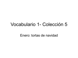 Vocabulario 1- Colección 5