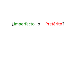 pretérito - Spanish4Ever