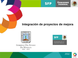 Integración de proyectos de mejora