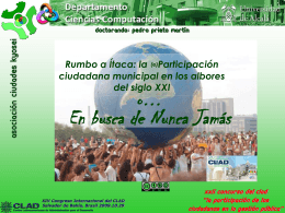 (e) Participación?
