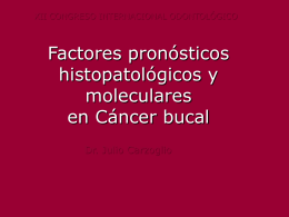 Factores pronósticos histopatológicos