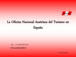 La Oficina Nacional Austríaca del Turismo en