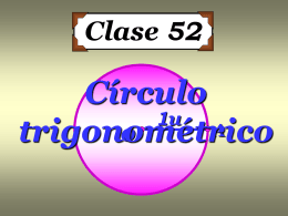 Clase 52: Círculo Trigonométrico