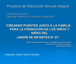 Proyecto de Educación Sexual Integral