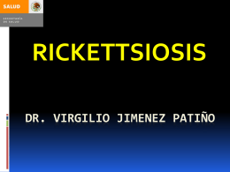 Presentación Rickettsiosis