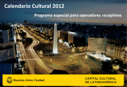 Programa especial para operadores receptivos