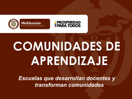 Comunidad de Aprendizaje - Edmundo Altamiranda Baldiris