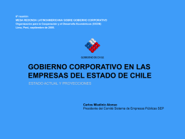 gobierno corporativo en las empresas del estado de chile