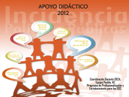 PF2012-MODULO 3-INCIDENCIA EN POLITICAS PUBLICAS