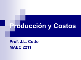Producción y Costos