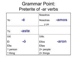 Grammar Point: Definite and indefinite articles