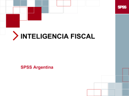 inteligencia fiscal spss - seminario internacional sobre tributario local