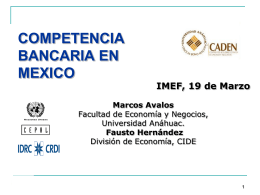 Nuevos Bancos
