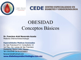 Obesidad Conceptos Basicos - Diabetes y Endocrinologia