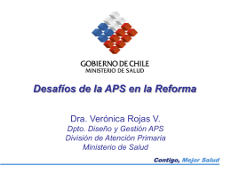 Desafíos de la APS en la Reforma