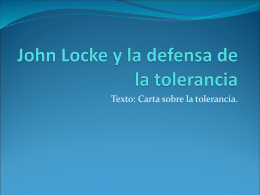 John Locke y la defensa de la tolerancia