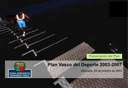 Plan Vasco del Deporte