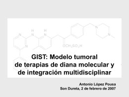 Conceptos de terapia de diana molecular GIST