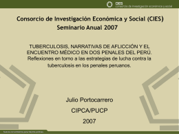 Presentación - Consorcio de Investigación Económica y Social