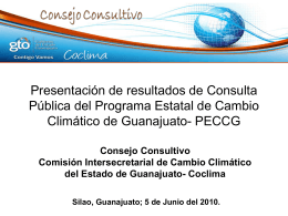 Presentación de resultados