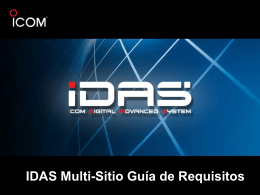 IDAS_Multi-sitio guia de requisitos
