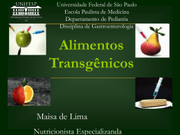 Alimentos Transgênicos