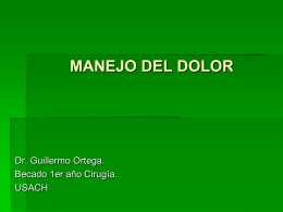 MANEJO DEL DOLOR