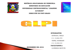 GLPI - AdministraciondeRedes2010